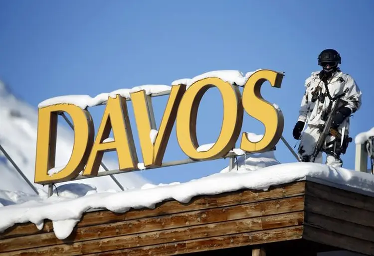 Davos: À espera do discurso de sexta-feira (26), vários membros de seu governo já estão na cidade (Ruben Sprich/ Reuters/Reuters)