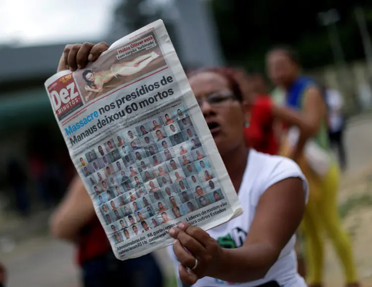 PARENTE PROTESTA CONTRA AS MORTES EM MANAUS: faltam até dados estatísticos para saber que ações são prioridade  / Ueslei Marcelino/ Reuters