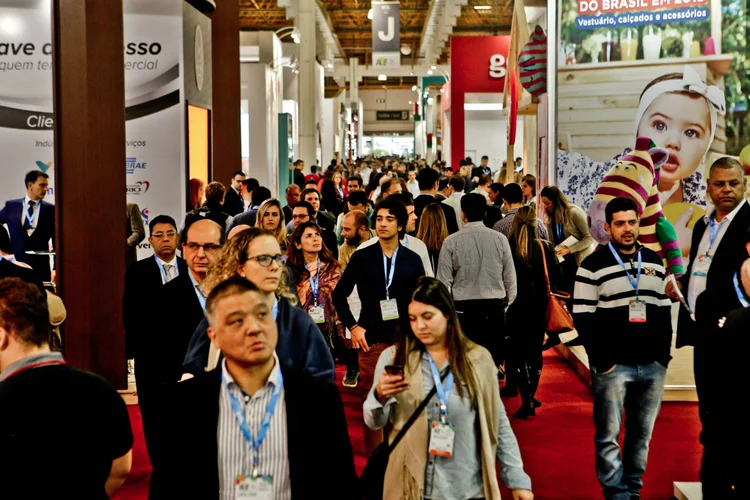 A ABF Franchising Expo no ano passado: mais de 400 marcas franqueadoras devem aparecer na feira deste ano (Studio F/ABF Franchising 2016/Divulgação)