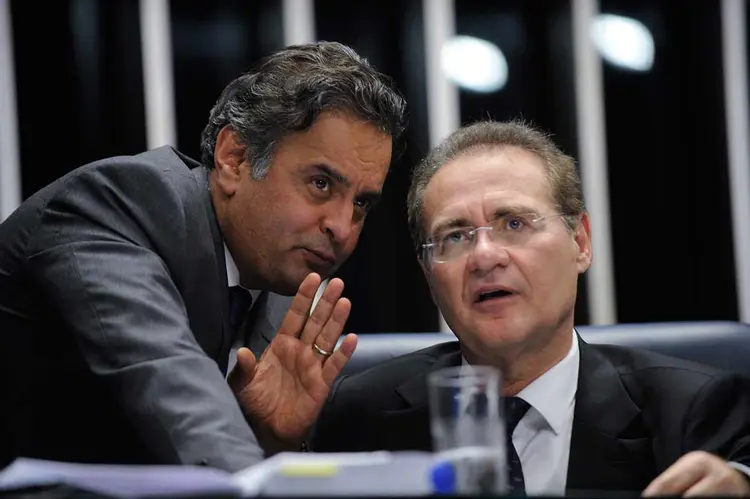 AÉCIO E RENAN: investigações contra eles foram pedidas pelo procurador Rodrigo Janot/Jefferson Rudy/ Agência Senado / Jefferson Rudy/ Agência Senado