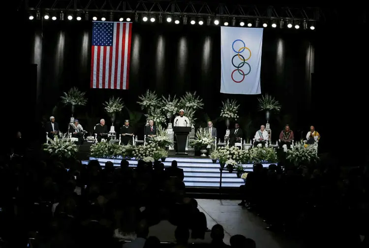 ALI: funeral do ex-boxeador foi realizado nesta sexta-feira na cidade de Louisville / Lucas Jackson/ Reuters