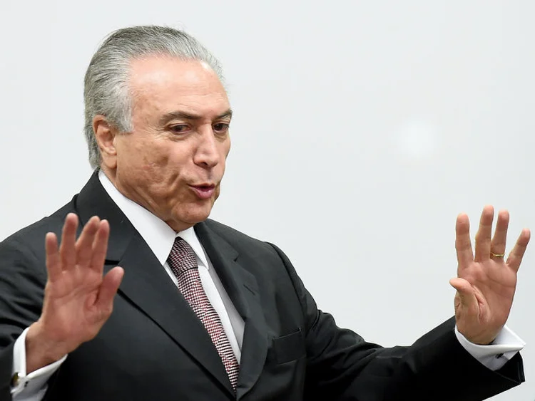 TEMER: ele disse que repudia o estupro &#8220;com a mais absoluta veemência&#8221; / Evaristo Sá/AFP