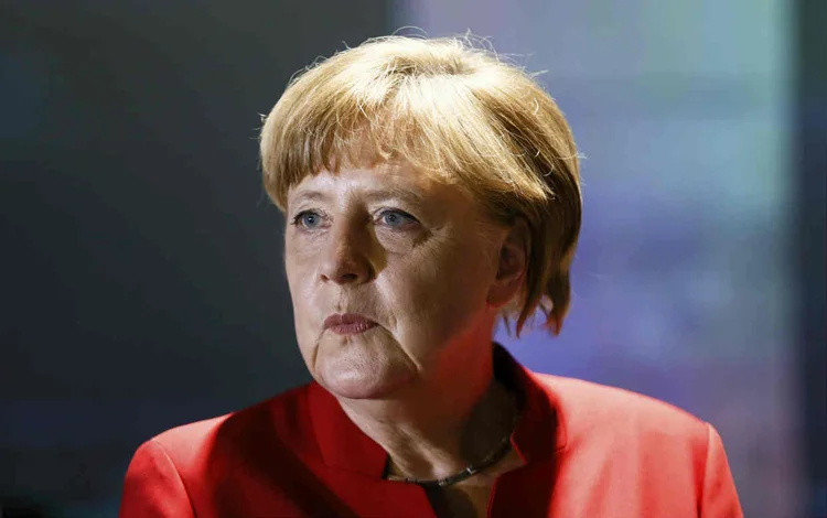 ANGELA MERKEL, DA ALEMANHA: país deve anunciar expansão de 0,5% no trimestre / Hannibal Hanschke