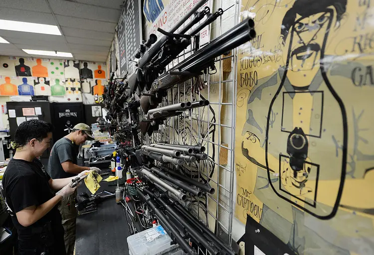 Armas: o juiz federal ordenou a detenção sem fiança de Chen (Kevork Djansezian/Getty Images)