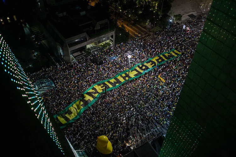 Impeachment: documentário Não Vai Ter Golpe será lançado pelo MBL nesta segunda-feira (2) (Victor Moriyama/Getty Images)