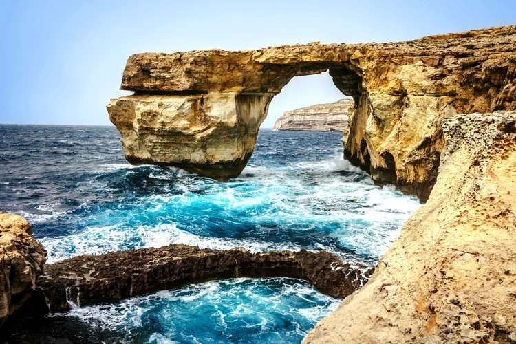 Azure Window, em Malta: rochedo serviu como cenário para série "Game of Thrones" (Foto/Thinkstock)