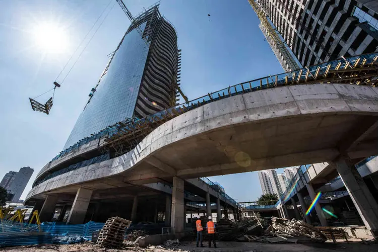 OBRA DA BROOKFIELD EM SÃO PAULO: por 5,2 bilhões de dólares, companhia canadense liderou consórcio que adquiriu a operação de gasodutos da Petrobras  / Germano Lüders