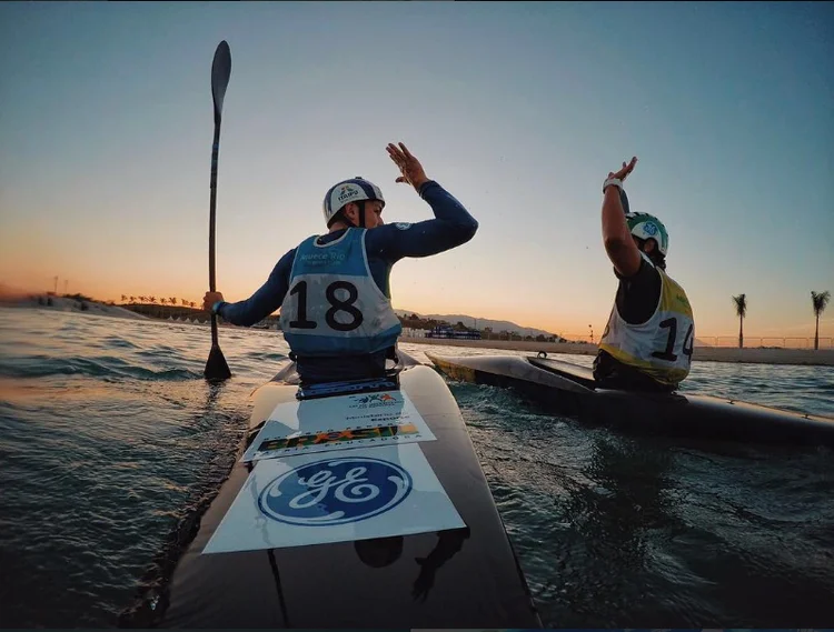 CANOAGEM: além de fornecer equipamentos, a GE patrocina atletas brasileiros no Rio 2016 / Reprodução/Instagram