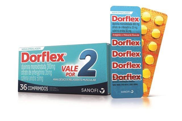 Analgésico Dorflex: o remédio mais vendido em todo o país (Dorflex/Divulgação)