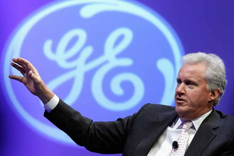 JEFFREY IMMELT: presidente da GE decidiu focar a empresa novamente em alta-tecnologia / Chip Somodevilla/Getty Images