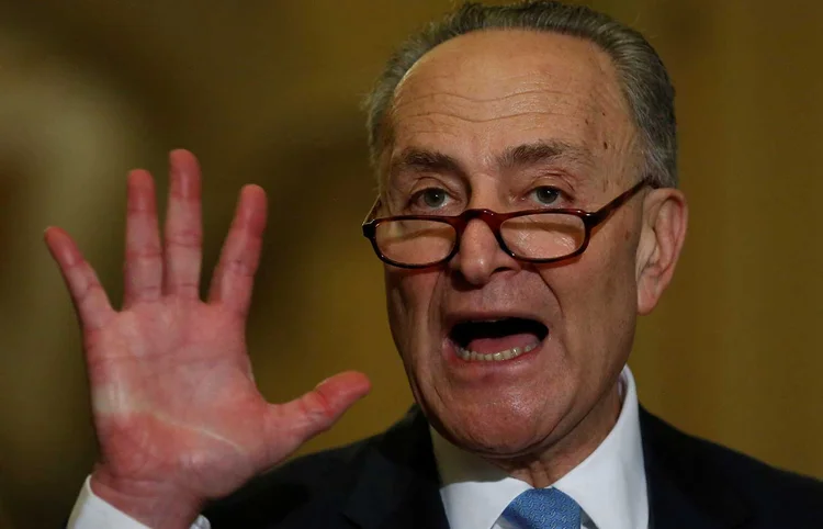 CHUCK SCHUMER: líder democrata foi chamado de palhaço por Donald Trump / Jonathan Ernst/ Reuters