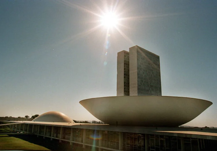 Congresso: o governo tem pressa para votar a denúncia (Antonio Scorza/Getty Images)