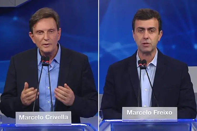 DEBATE: no Rio de Janeiro, Marcelo Crivella e Marcelo Freixo participarão de encontro no SBT / Reprodução