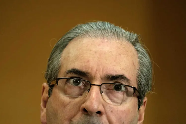 EDUARDO CUNHA: EDUARDO CUNHA: o ex-deputado foi condenado pelos crimes de corrupção, lavagem de dinheiro e evasão fraudulenta de divisas / Yasuyoshi Chiba / Getty Images