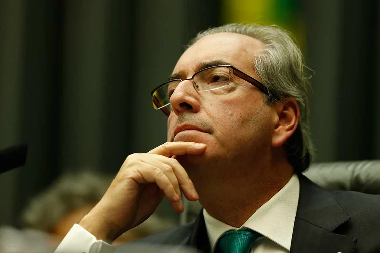 EDUARDO CUNHA: com postura altiva no momento da prisão, ex-deputado tem como pontos fracos o envolvimento de sua mulher e filha nas investigações da Lava-Jato / Igo Estrela/ Getty Images