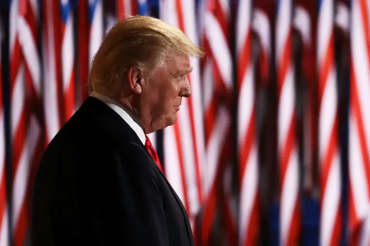 Donald Trump: o presidente criticou seus aliados por não gastarem "o suficiente" com defesa (Win McNamee/Getty Images/Getty Images)