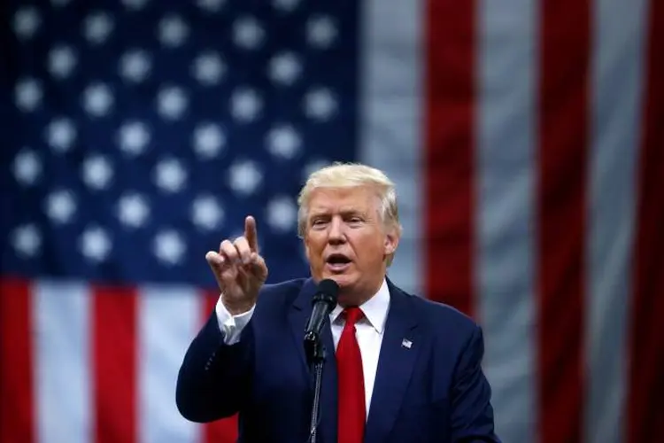 Donald Trump: o presidente anunciou a mudança de política em teatro de Miami (Eric Thayer / Reuters/Reuters)