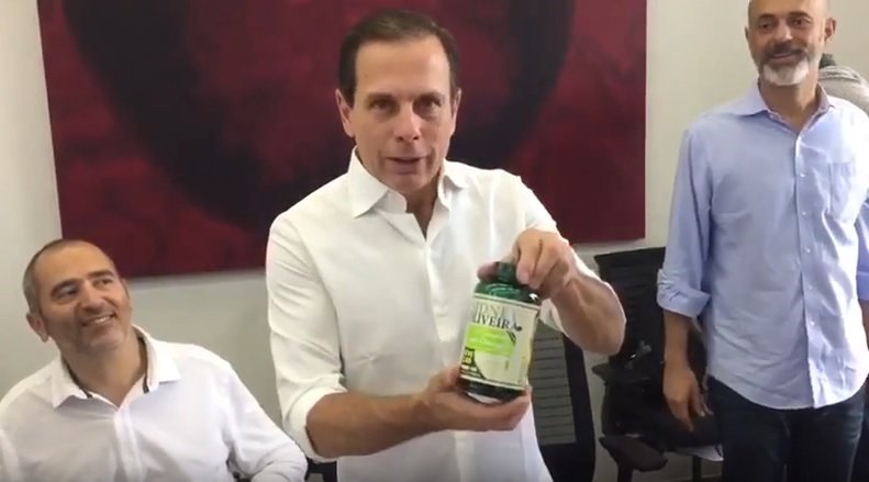 DORIA: o prefeito divulgou a lista de doações à prefeitura no Facebook / Reprodução