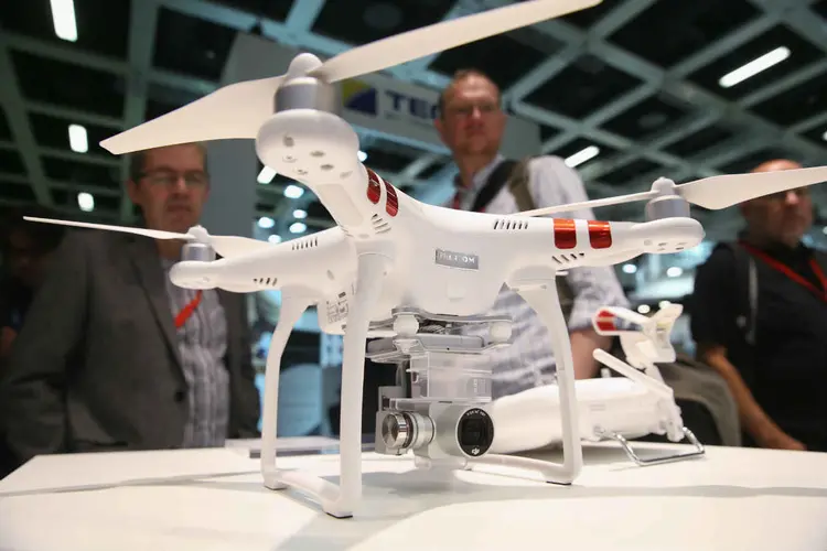 Segurança: departamento de Interior possui 810 drones: 786 fabricados na China e 24 nos Estados Unidos com peças chinesas (Sean Gallup/Getty Images)
