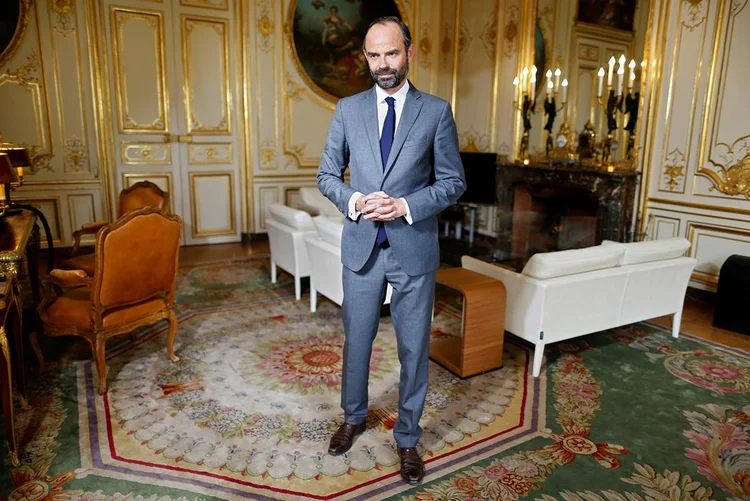 EDOUARD PHILIPPE: primeiro-ministro de Macron se considera “um homem de direita” e é um famoso defensor da energia nuclear    / Charles Platiau/ Reuters