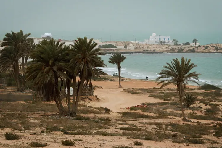 Ilha no Egito: agressor, cuja identidade é desconhecida, nadou até o local, a praia particular de um hotel (Dan Kitwood/Getty Images)