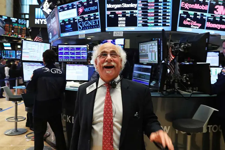 Investidor: em uma semana, a Bolsa mergulhou 8 mil pontos (Spencer Platt/Getty Images/Getty Images)
