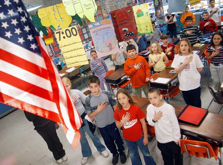 ESCOLA PRIMÁRIA NOS ESTADOS UNIDOS: educação americana está estagnada em relação a outros países desenvolvidos  / William Thomas Cain/ Getty Images