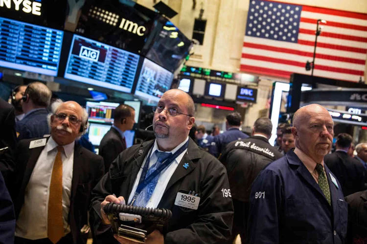 Dow Jones: segunda-feira de alta nas bolsas americanas (Andrew Burton/Getty Images)