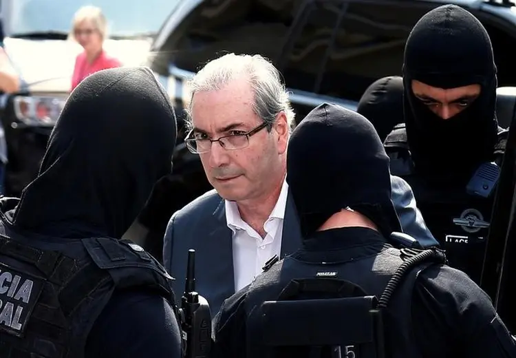 EDUARDO CUNHA: por 8 votos a 1, o ex-deputado seguirá preso como determinou Sergio Moro (Rodolfo Buhrer/Reuters)