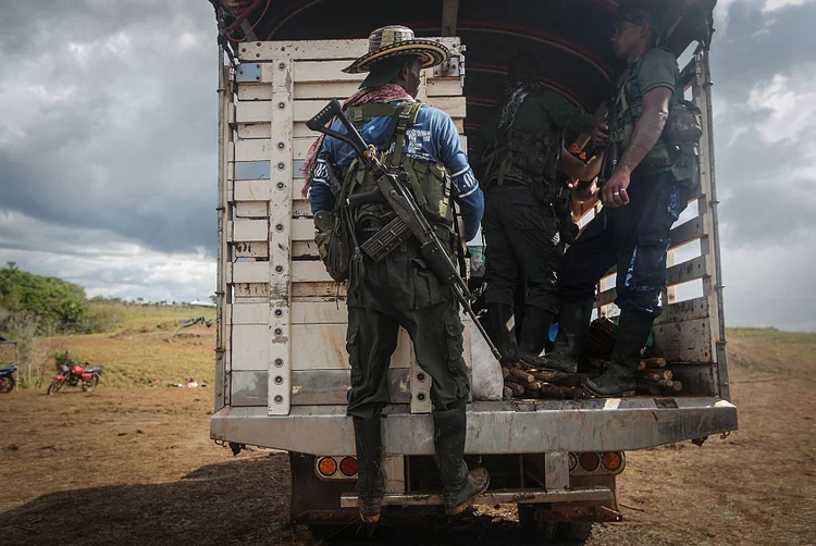 Farc: a medida ainda precisa da aprovação da câmara baixa do Congresso, que deve votá-la no início da próxima semana (Mario Tama/Getty Images)