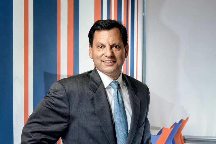 Frank Bisignano, da First Data: "Apesar de tudo, vemos mais oportunidades que ameaças no Brasil" (Germano Lüders/Exame)