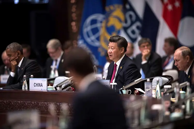 REUNIÃO DO G-20: presidente Xi Jinping advertiu para os perigos da onda de protecionismo  / Nicolas Asfonri/Pool