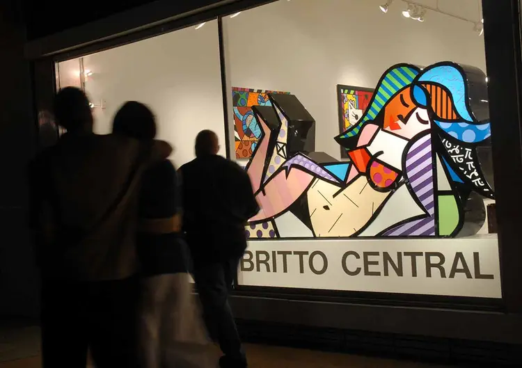 GALERiA DE ARTE DE ROMERO BRITO: amigo de João Doria, artista cobra até 300 mil dólares por retrato  / BIA PARREIRAS