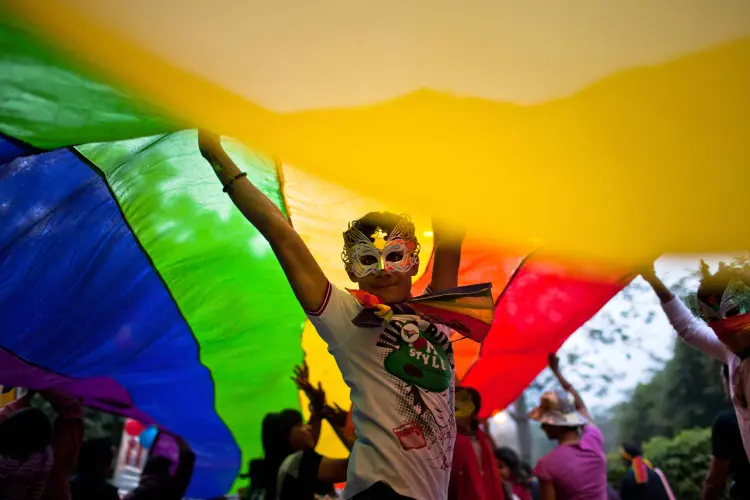 COMUNIDADE LGBT NA ÍNDIA: país rejeitou descriminalização do sexo gay / Daniel Berehulak/Getty Images (Daniel Berehulak/Getty Images/Getty Images)