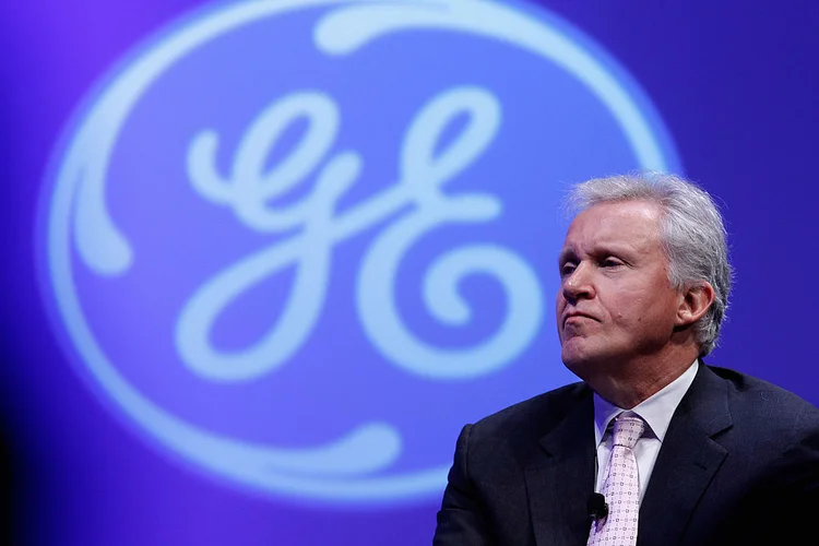 JEFF IMMELT, DA GE: &#8220;o truque é incentivar a mudança todos os dias sem nunca dizer que havia algo errado&#8221; / Chip Somodevilla/Getty Images