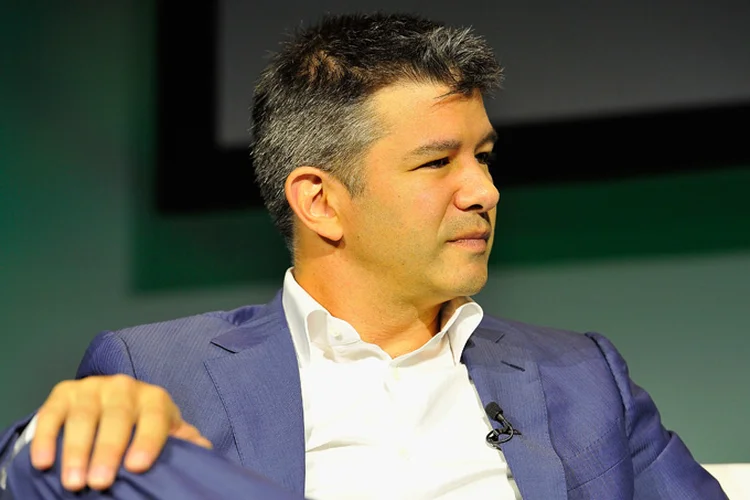 Travis Kalanick: na semana passada, Kalanick anunciou que tiraria licença do cargo por tempo indefinido para honrar luto à sua mãe (Steve Jennings/Getty Images)