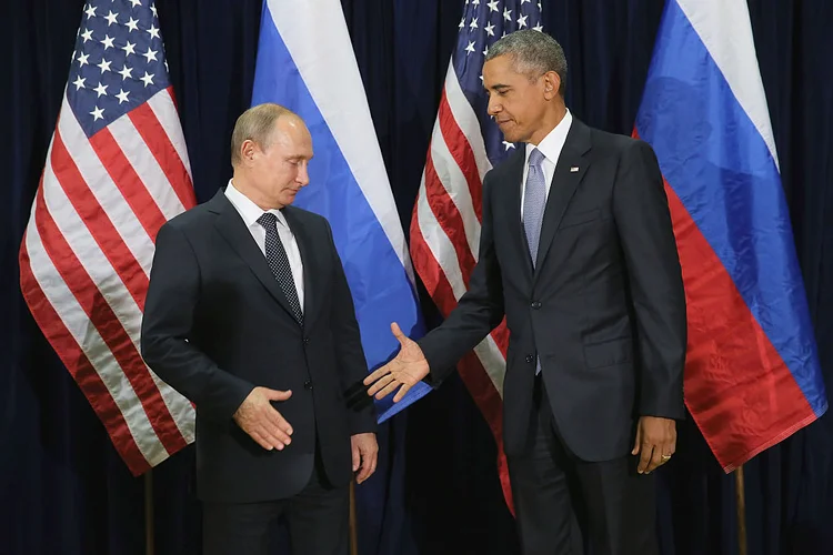 PUTIN E OBAMA: disputas ganham uma dinâmica própria, retroalimentando umas as outras, e nem os presidentes querem ou podem mudar o seu curso / Chip Somodevilla/ Getty Images