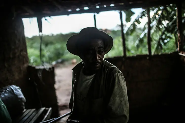 PIAUÍ: ex-escravo Francisco Rodrigues dos Santos agora mora em assentamento na cidade de Monsenhor Gil, após ter sido resgatado / Mario Tama/Getty Images (Mario Tama/Getty Images/Getty Images)