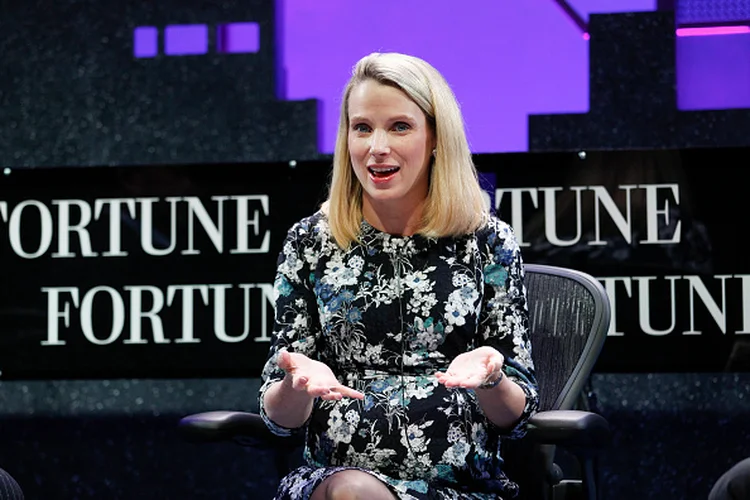 MARISSA MAYER: companhia divulga resultados de 2016, mas não tem muitas resposta sobre seu futuro / Kimberly White/Getty Images