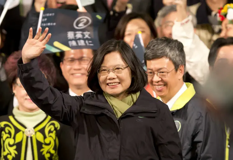 TAIWAN: a advogada Tsai Ing-wen assume a presidência nesta sexta-feira / Ashley Pon/Getty Images