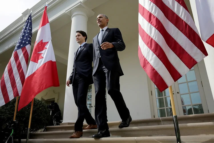 CANADÁ E EUA: Líderes Justin Trudeau e Barack Obama mantém esforços de aproximação com Cuba. Eleição de Trump ameaça boa relação americana com a ilha / Chip Somodevilla/Getty Images