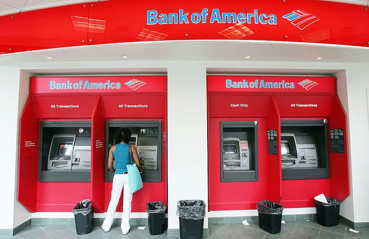 BANK OF AMERICA: bancos americanos devem apresentar bons resultados com a economia americana mostrando avanços / Mario Tama/Getty Images