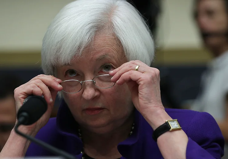 Janet Yellen: "qualquer ajuste no quadro de regulação deve ser modesto e preservar o aumento da resiliência" (Alex Wong/Getty Images)