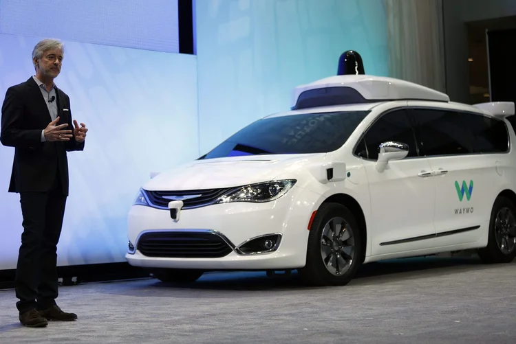 Waymo: a empresa de aluguel de carros norte-americana gerenciará sua frota de veículos autônomos (Bill Pugliano/Getty Images)