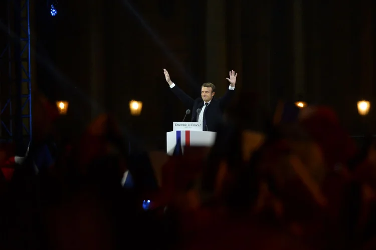 PARIS: Emmanuel Macron é eleito presidente da França; mercado respira aliviado / Aurelien Meunier/Getty Images