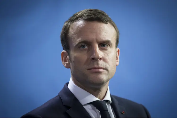 Emmanuel Macron: o presidente afirmou que "a Polônia decidiu se isolar da Europa" (Axel Schmidt/Getty Images)