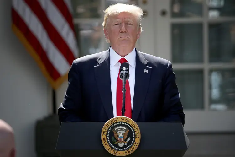 Donald Trump: EUA não vão participar das sessões finais nem da coletiva de imprensa do G7 do Meio Ambiente (Win McNamee/Getty Images)