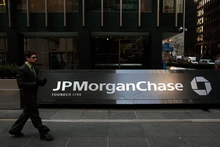 JP MORGAN: bancos estão entre as principais altas no mercado acionário ao redor do mundo nesta quarta-feira  / Chris Hondros/Getty Images