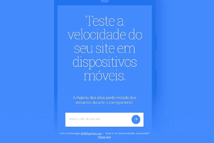 Ferramenta do Google Teste Meu Site (Google/Reprodução)