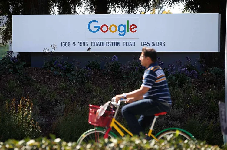 SEDE DO GOOGLE:  empresa representa junto com o Facebook 20% da publicidade mundial / Justin Sullivan/ Getty Images